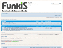 Tablet Screenshot of forum.funkis.se
