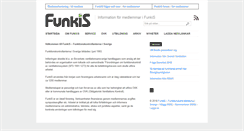 Desktop Screenshot of funkis.se