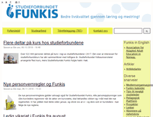 Tablet Screenshot of funkis.no